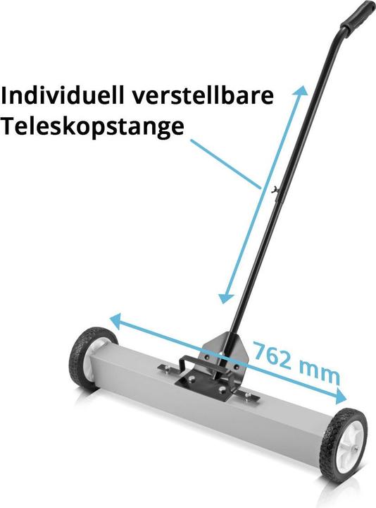 Actual product image Stahlwerk Magnetic floor sweeper MBK-30 ST with 762 mm width 20 kg capacity
