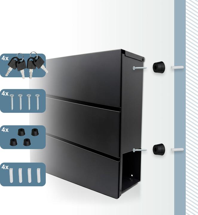 Actual product image Relaxdays letterbox