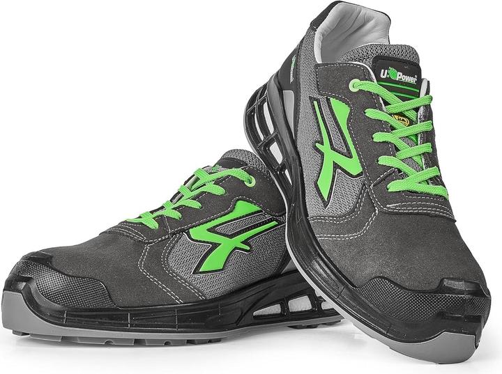 Image du produit Upower Chaussures Egon Gris Vert Bass Numéro (S1P, 42)