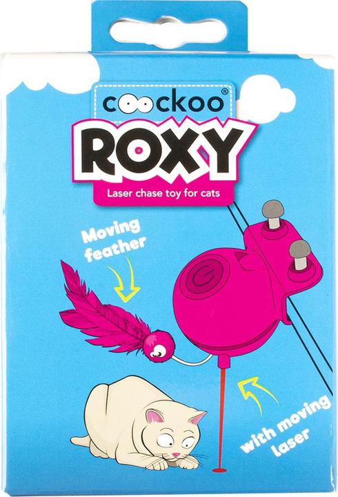 Actual product image Coockoo ROXY LASER GAME ROSA 8x8x10,5cm 699 (Cat activity toy)