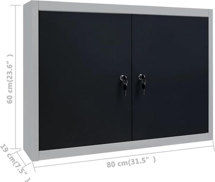 Produktbild vidaXL Werkzeugschrank (80 cm, 60 cm)