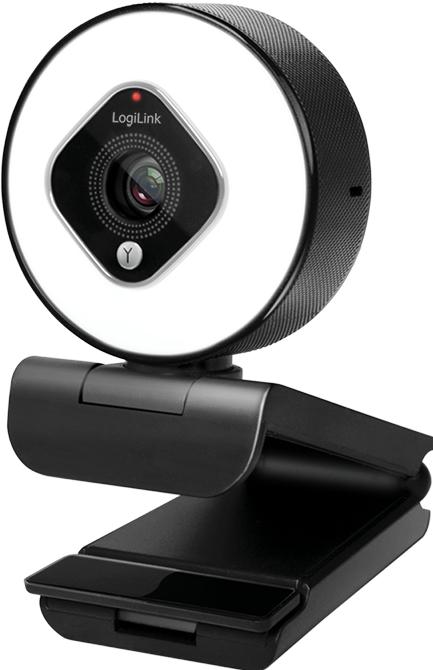 Actual product image LogiLink UA0384 Webcam LL1 Stream, USB 2.0, HD 1920x1080, 76 degree, black (2.10 Mpx)