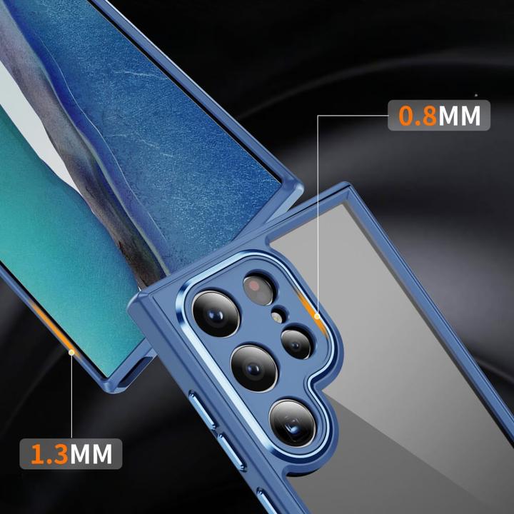 Produktbild Cover-Discount Hülle mit Kameraschutz blau (Samsung Galaxy S24 Ultra)