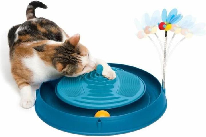 Immagine prodotto Catit Circuito della palla da gioco con cuscinetto per massaggi (Gatto giocattolo intelligente)