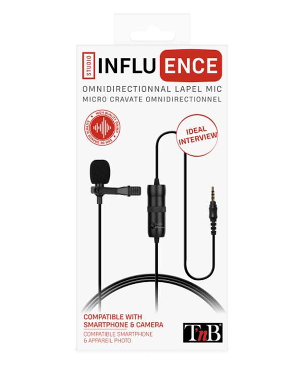 Actual product image T'nB Influence Clip Microphone 360°, 3.5 mm Jack