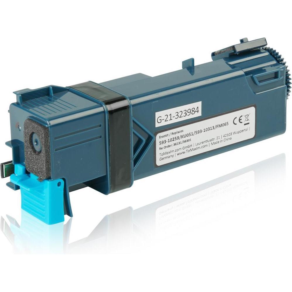 Inkadoo, Toner, Toner kompatibel zu Dell 593-10313 / FM065 Toner, cyan Cyan (C)