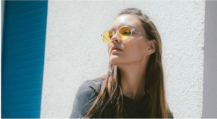 Actual product image Northweek Vesca Bright Yellow Transparent