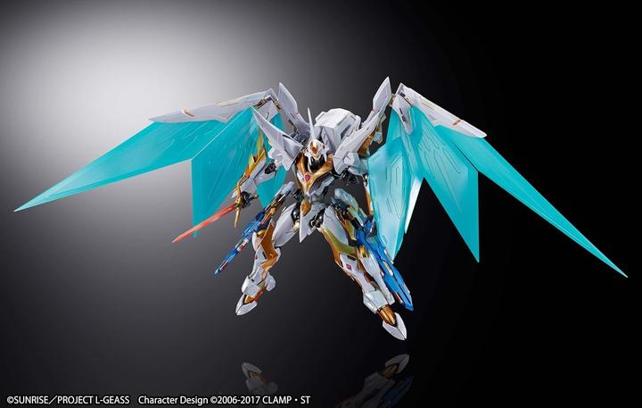 Actual product image Tamashii Nation Code Geass: Lelouch of the Rebellion R2 Metal Build Dragon Scale Action Figure Lancelot Albion 18 cm
