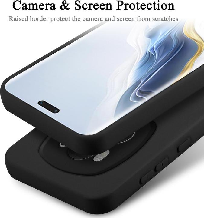 Image du produit Cadorabo Housse pour Honor Magic 6 Pro TPU avec protection liquide en silicone (ZTE Nubia Red Magic 6 Pro)