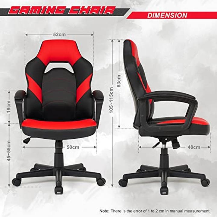 Produktbild IWMH Ergonomischer Gaming- und Bürodrehstuhl mit Schaukel- und Neigefunktion