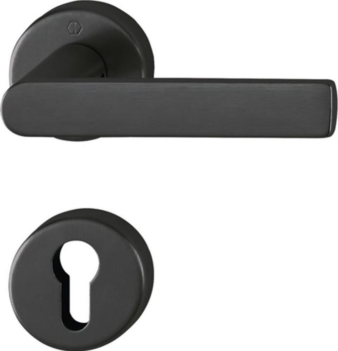 Immagine prodotto Hoppe Set di rosette Los Angeles M1642/42KV/42KVS Ottone F96-1-R rotondo TC DIN sinistra/destra D/D (Maniglia della porta)