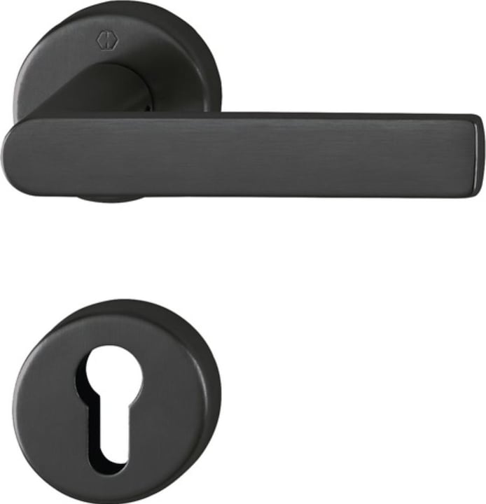 Immagine prodotto Hoppe Set di rosette Los Angeles M1642/42KV/42KVS Ottone F96-1-R rotondo TC DIN sinistra/destra D/D (Set di porte)