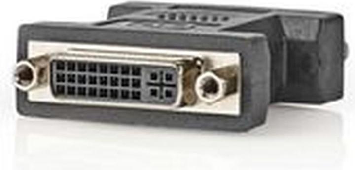 Actual product image Nedis DVI Adapter DVI-I 24+5-Pin Female DVI-I 24+5-Pin Female Nickel Plated Straight PVC Black Polyb