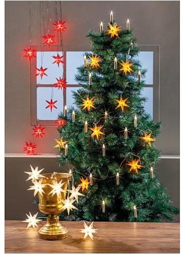 Produktbild Saico KunststoffSternenkette weiss CW621007 (0.25 m)