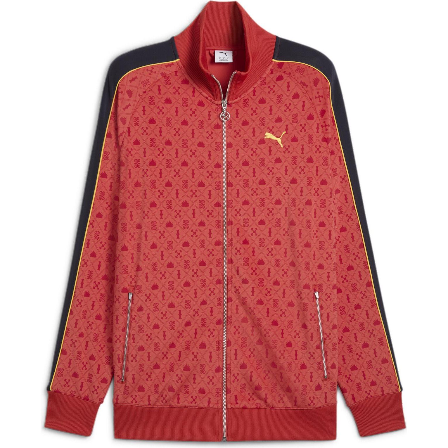Puma, Herren, Laufjacke, ROAD TO UNITY AOP Track Jacket DK (XS), Rot, XS