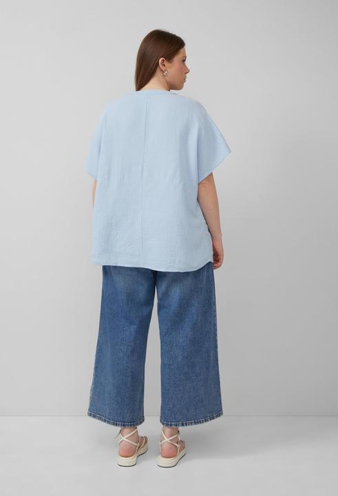 Produktbild S.Oliver Bluse Doubleface-Bluse mit Raffung (52)
