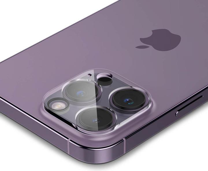 Immagine prodotto Spigen Proteggi fotocamera Optik.tR per iPhone 14 Pro / Pro Max / 15 Pro / Pro Max - trasparente 2 p (2 Pezzo/i, Apple iPhone 16 Pro Max, Apple iPhone 14 Pro, Apple iPhone 14 Pro Max, Apple iPhone 15 Pro Max, Apple iPhone 15 Pro, Apple iPhone 16 Pro)