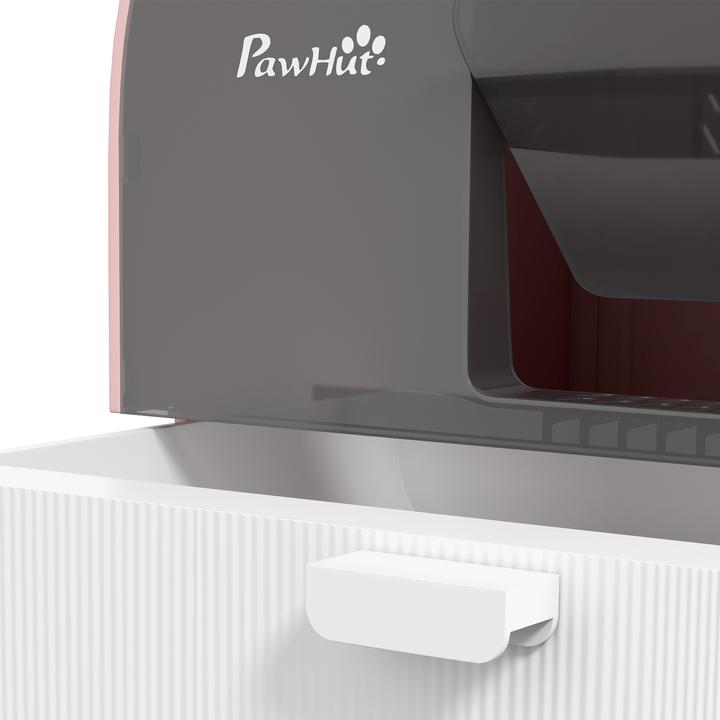 Produktbild PawHut Katzentoilette Kunststoff Rosa (Katzenklo geschlossen)