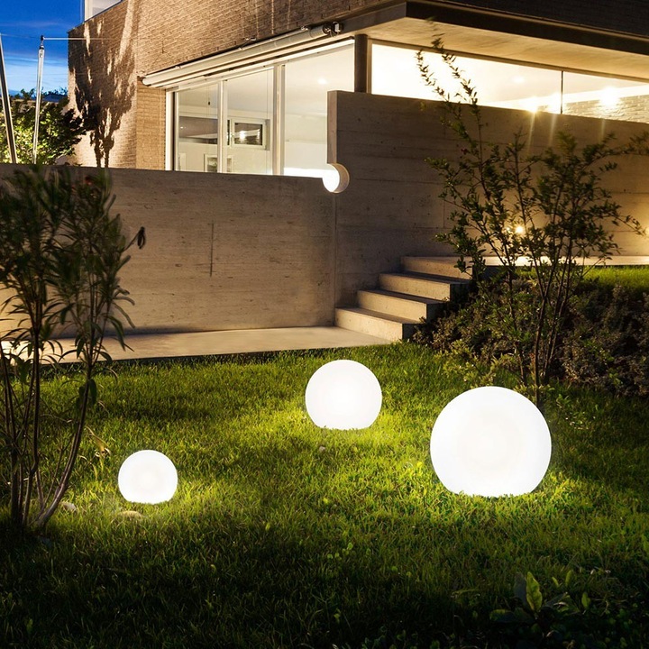 Produktbild s.luce Globe Set Garten Kugelleuchten (1680 lm, E27, IP54)