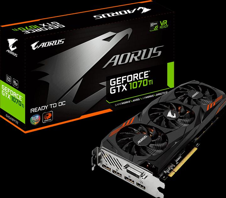 Produktbild Gigabyte GeForce GTX 1070 Ti Aorus (8 GB)