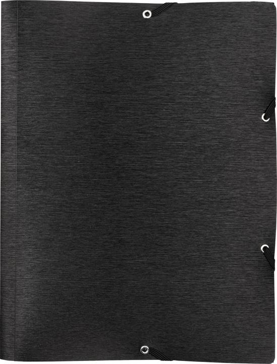 Produktbild Kolma Gummizugmappe LineaVerde A4 Recycling schwarz (A4, 1x)