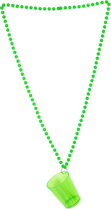 Produktbild Widmann Neon Grüne Schnapsglaskette (One Size)