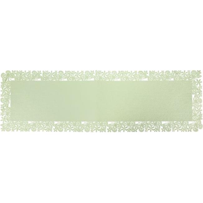 MICA Living, Tischset, Platzmatte Blumen mint - ca. 30 x 100 x 0,3 cm
