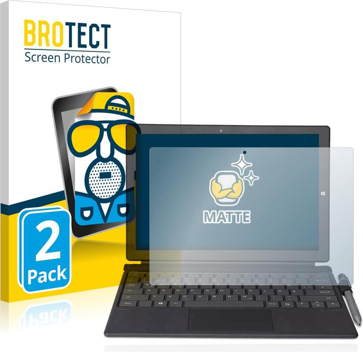 Produktbild BROTECT Entspiegelungs-Schutzfolie Displayschutz Matt (2 Stück, Terra Pad 1262)
