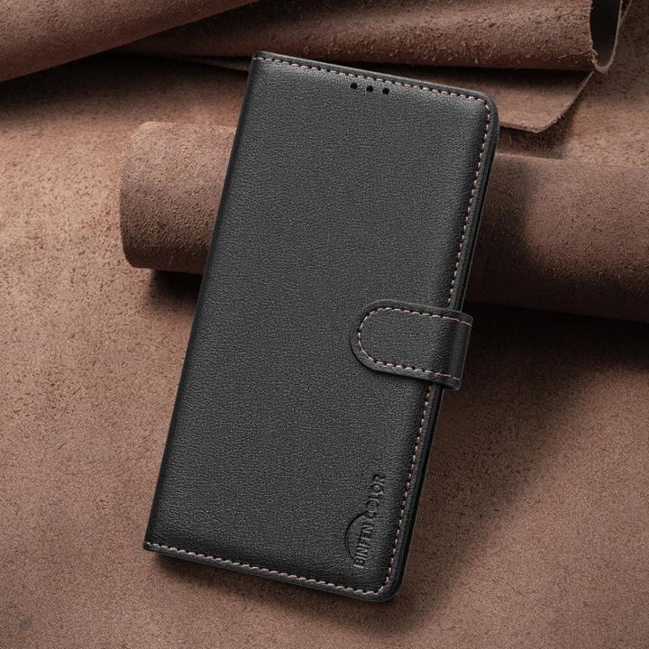 Produktbild Binfen Color Galaxy S25 / S24 - BINFEN Leder Etui Hülle mit RFID Blocker (Samsung Galaxy S25, Samsung Galaxy S24+)
