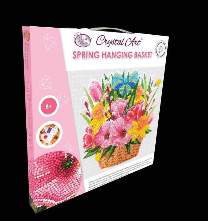 Immagine prodotto Craft Buddy Primavera, 30x30cm cesto d'arte appeso