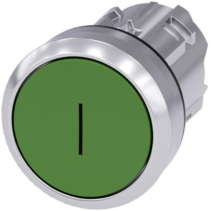 Produktbild Siemens Pushbutton 22mm Round Metal Shiny