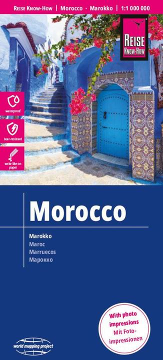 Landkarte Marokko / Marocco (1:1.000.000)
