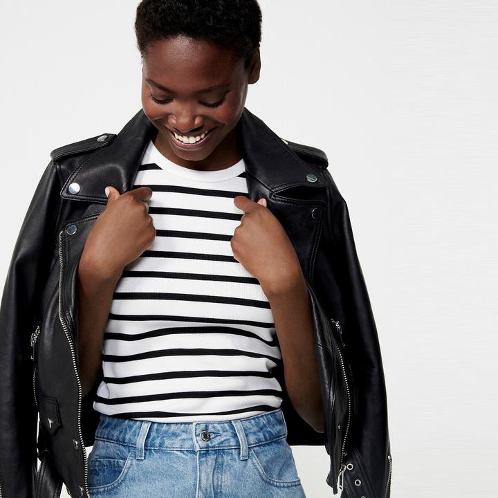 Actual product image La Redoute Collections Leather jacket Gaston (46)
