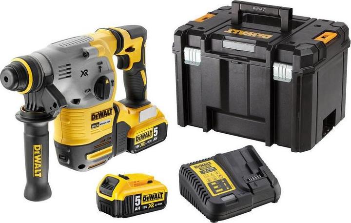 Produktbild DeWalt DCH 283 P2 Akku Kombihammer 18V 2,8J SDS plus Brushless+ 2x Akku 5,0Ah + Ladegerät + TSTAK
