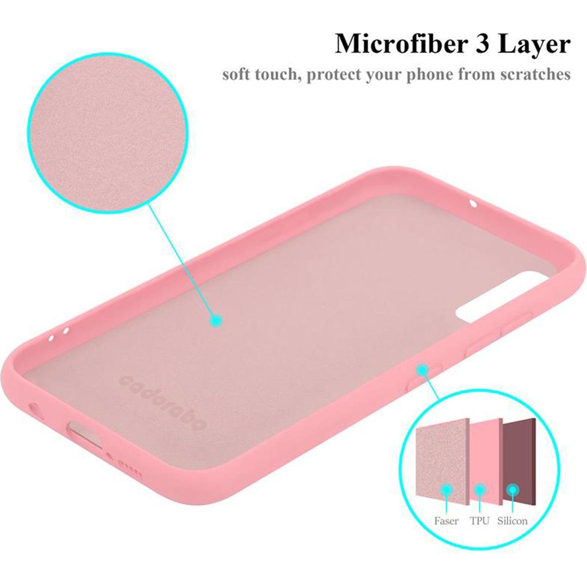 Thumbnail - Cadorabo TPU Liquid Silicone Case Cover (Samsung Galaxy A30s, Samsung Galaxy A50s), Smartphone Hülle, Rosa