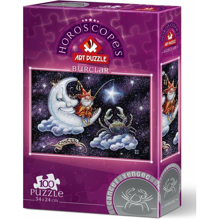 Thumbnail - Art Puzzle Puzzle Tierkreiszeichen: Krebs 100 Teile (100 Teile)