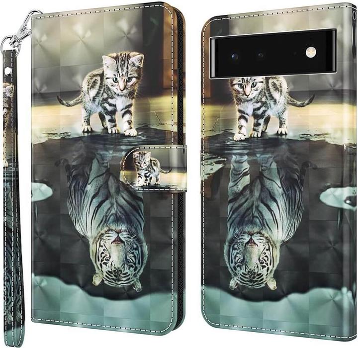 Actual product image Cover-Discount Google Pixel 7 - Case Gloss Effect Cat (Google Pixel 7)
