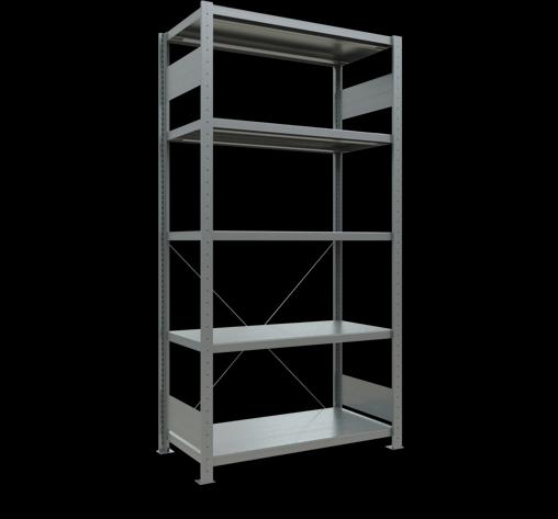 Actual product image Schulte Lagertechnik MULTIplus330 boltless basic shelving system with cross brace