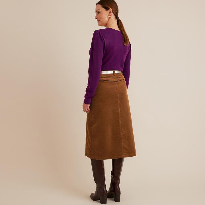 Image du produit Anne Weyburn Jupe évasée en velours (44)