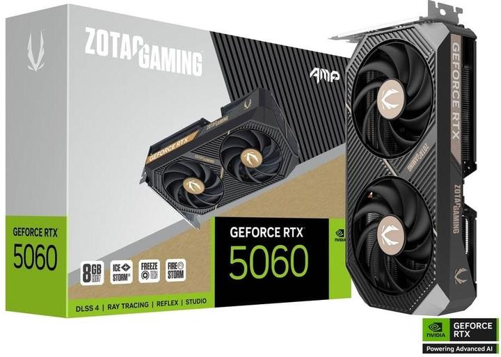 Immagine prodotto Zotac RTX 5060 AMP 8GB GDDR7 HDMI 3xDP (8 GB)
