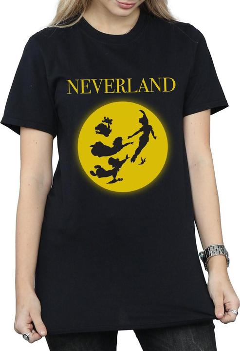 Immagine prodotto Disney Peter Pan Moon Silhouettes Maglietta Ampia Donna (XL)