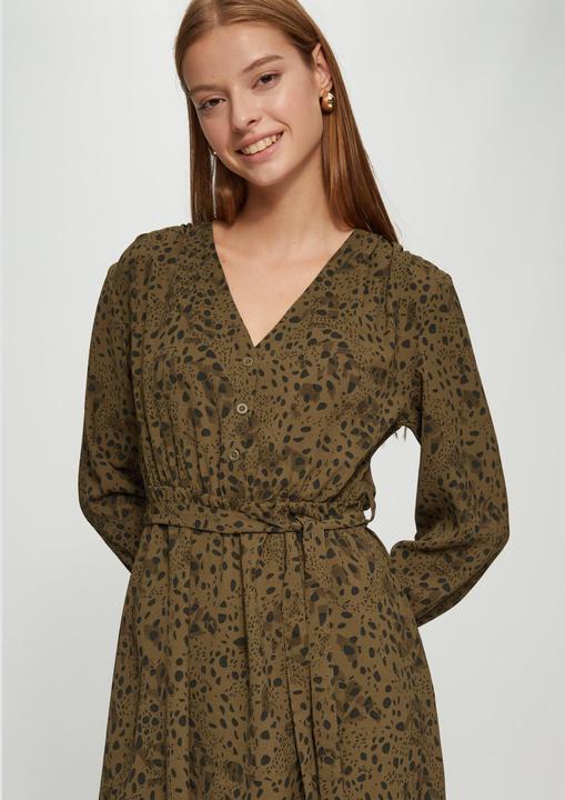 Immagine prodotto S.Oliver Kleid Kurzes Crêpe-Kleid mit All-over-Print (44)