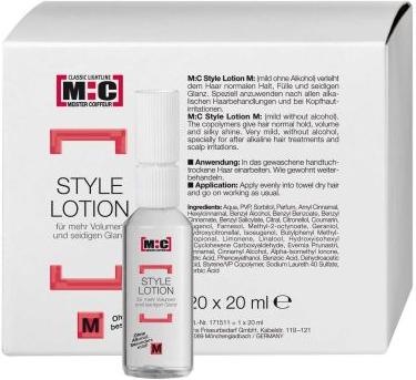 Image du produit Meister Coiffeur M:C Style Lotion M 20ml lotion douce pour sèche-cheveux (20 ml)