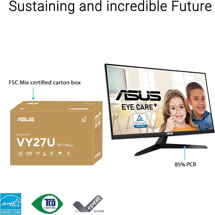 Produktbild ASUS VY27UQ (3840 x 2160 Pixel, 27")