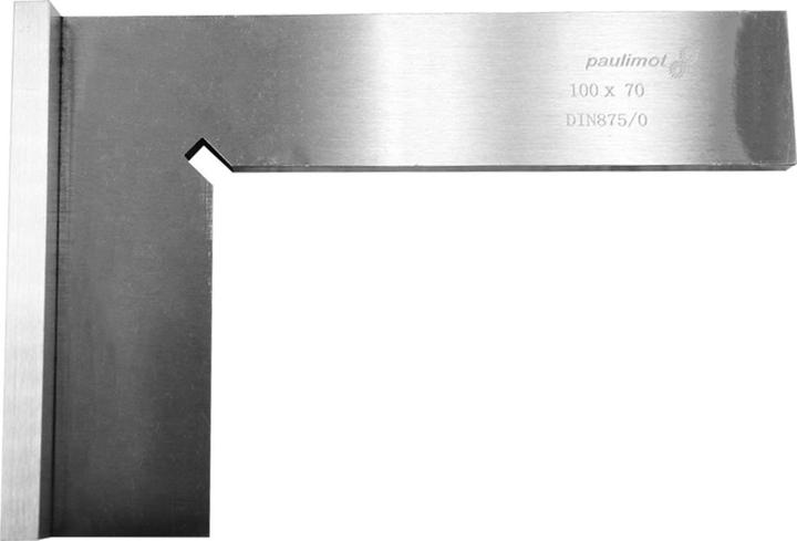 Image du produit Paulimot Anschlagwinkel 90° 100 x 70 mm, DIN 875/1, rostfrei