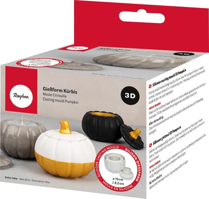 Image du produit Rayher Moule en silicone "Citrouille 3D