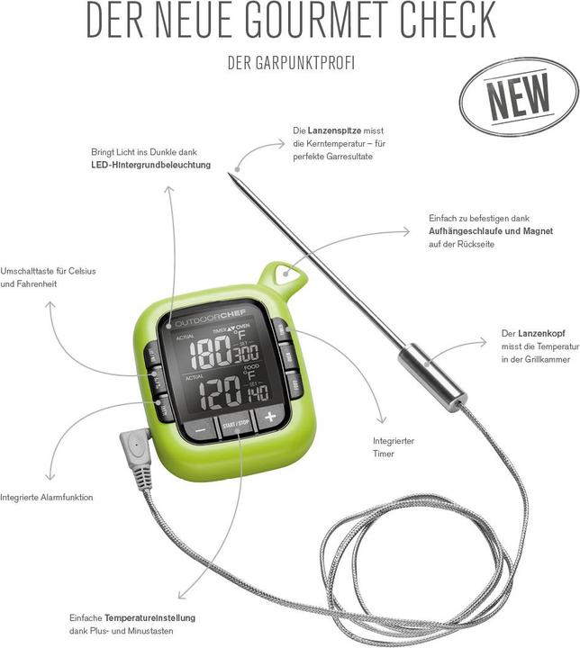Image du produit Outdoorchef Contrôle gastronomique
