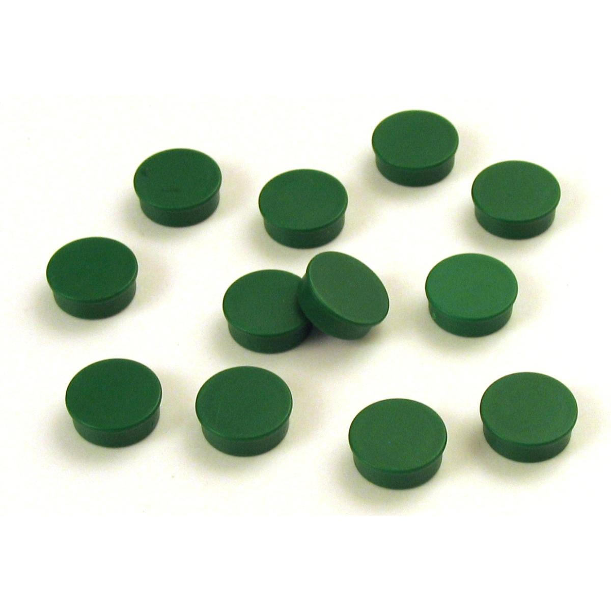 Thumbnail - Ultradex, Magnet, Magnete rund 20mm VE=12 Stück grün (1 x)