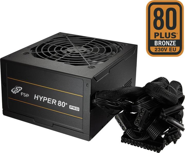 Productafbeelding Fortron FSP HYPER PRO 550 BKB 80+B 550W ATX bulk voeding (550 W)