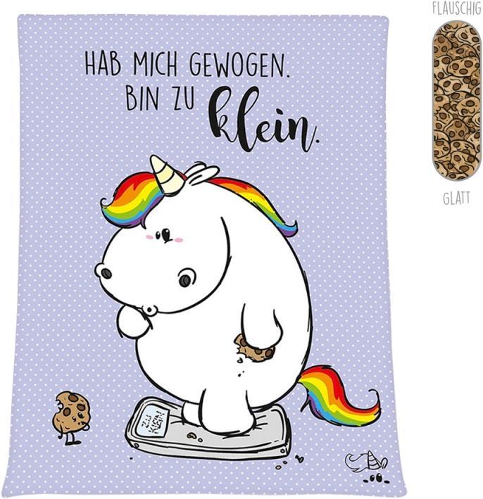 Produktbild Pummeleinhorn Flauschdecke